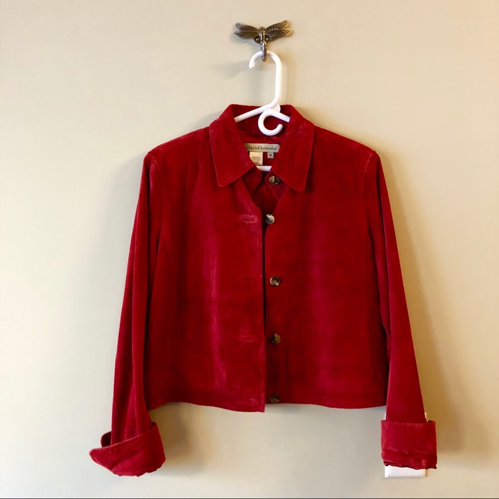Red Suede Coat